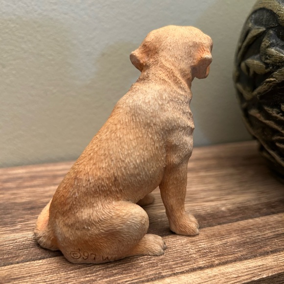 Yellow Lab dog figurine Labrador Retriever 3" tall - Picture 3 of 7